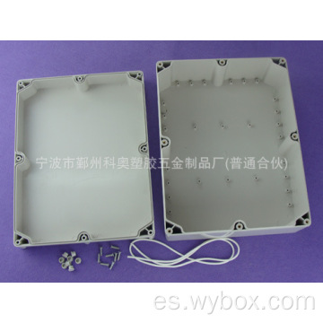 Carcasa personalizada ip65 carcasa impermeable caja de conexiones eléctricas de plástico carcasa fundida PWE208 con tamaño 300 * 230 * 110 mm